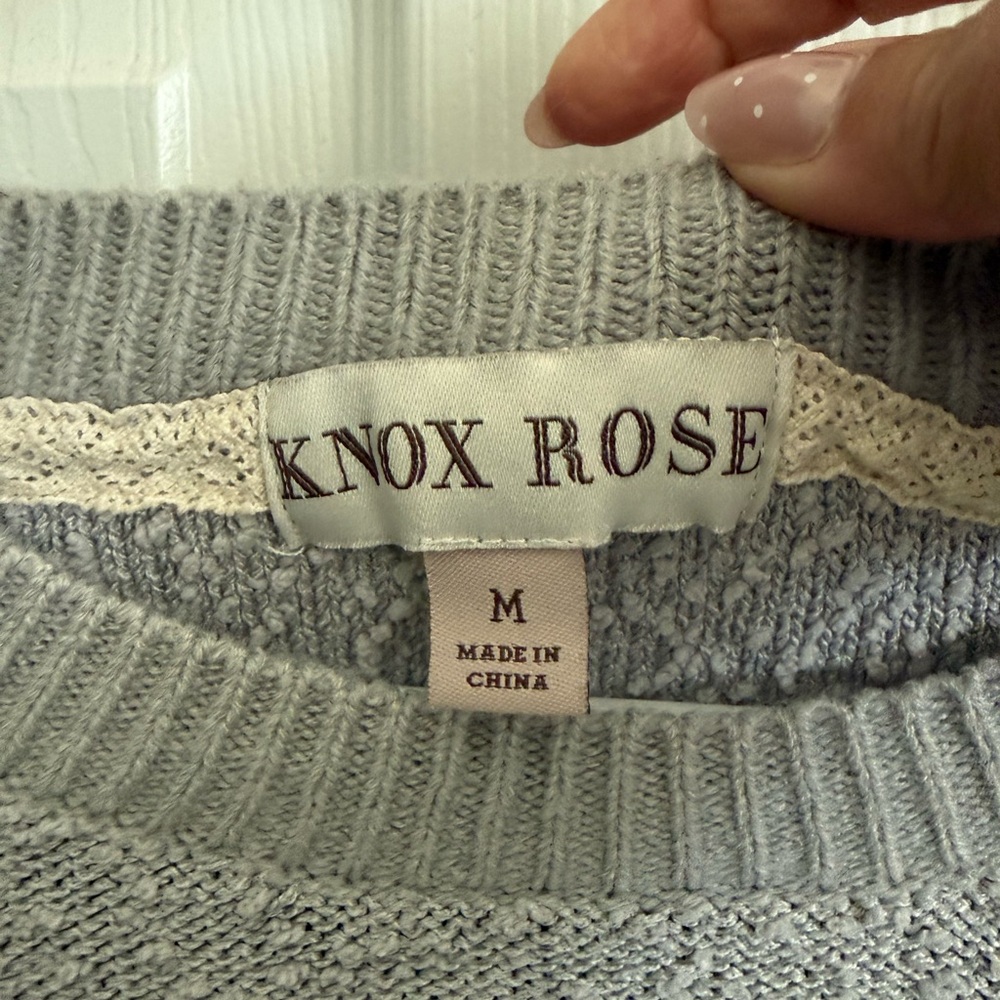Knox Rose Women's Gray Sweater Size M - Picture 2 of 4